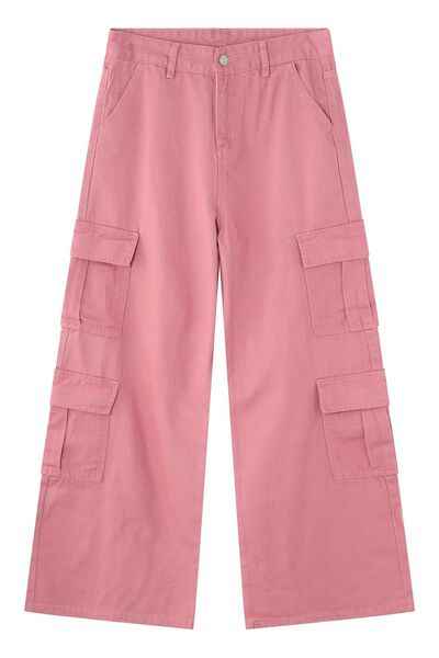 Wide Leg Cargo Jeans - Damned Threads